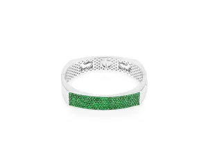 12mm Tsavorite Toulouse Bangle