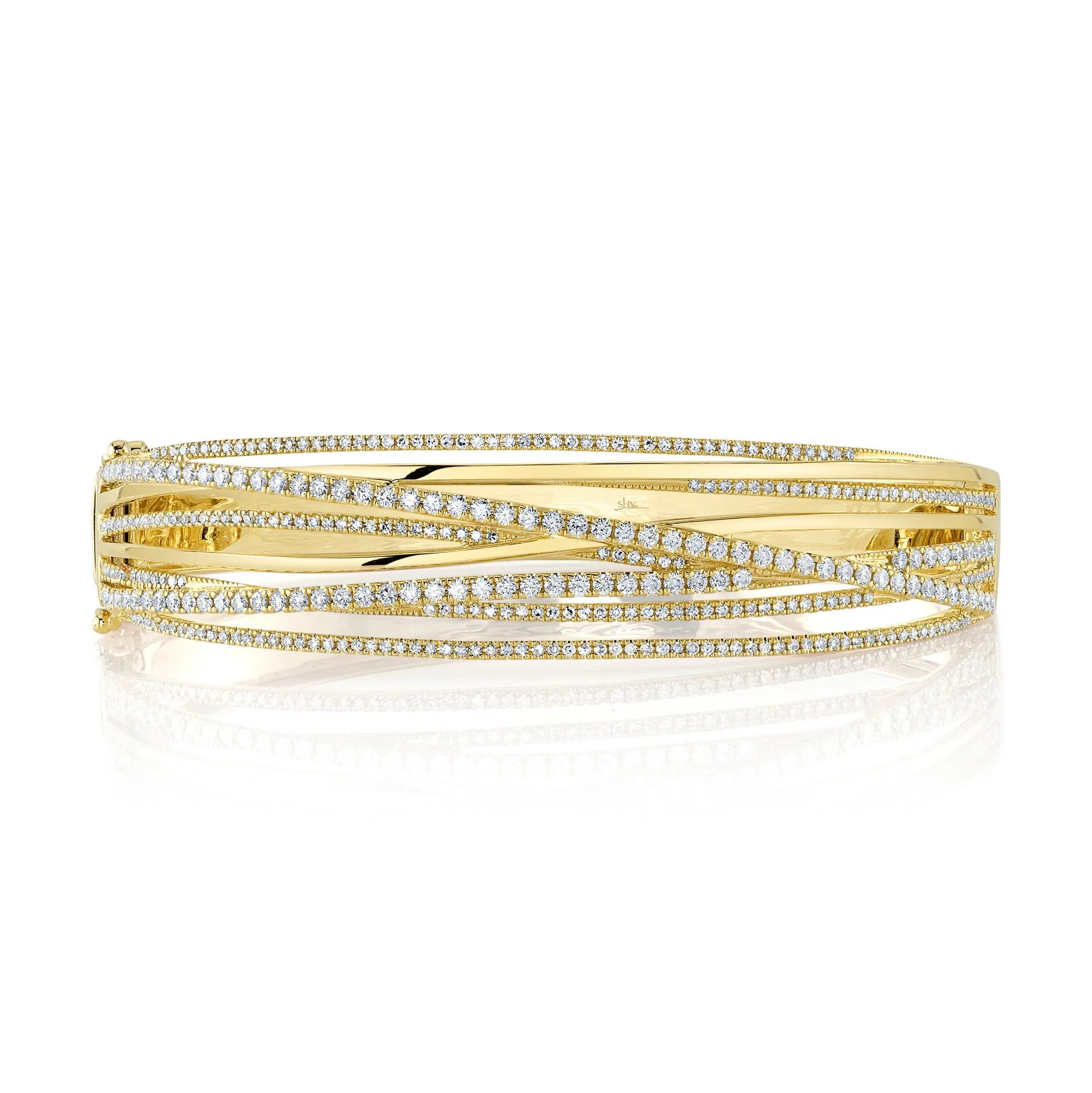 1.64CT DIAMOND BRIDGE BANGLE