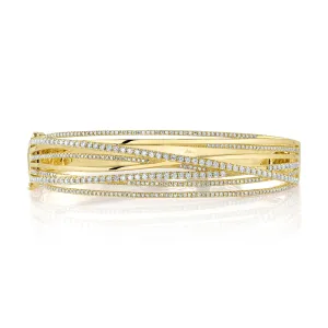 1.64CT DIAMOND BRIDGE BANGLE