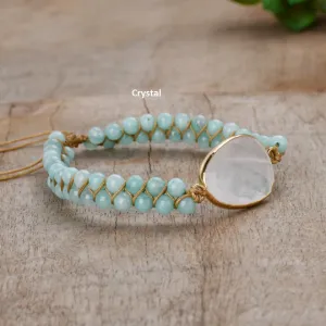 18k Gold-Filled Healing Stone Bracelet