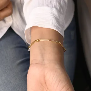 18k Gold-Filled Large Link Chain Bracelet