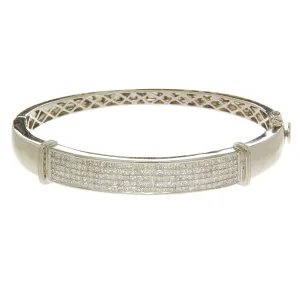 5.00ct Diamond Bangle Bracelet in 18kt