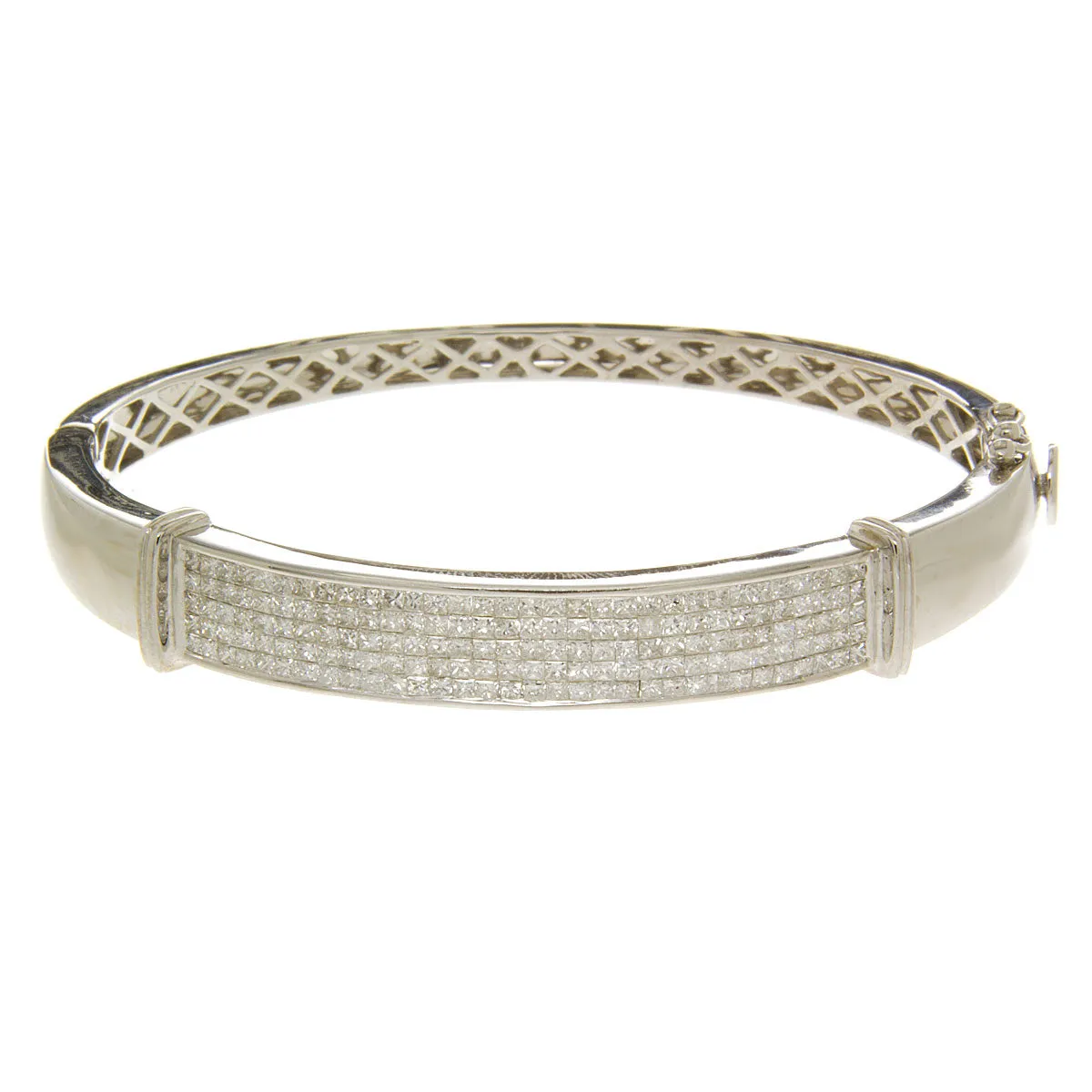 5.00ct Diamond Bangle Bracelet in 18kt