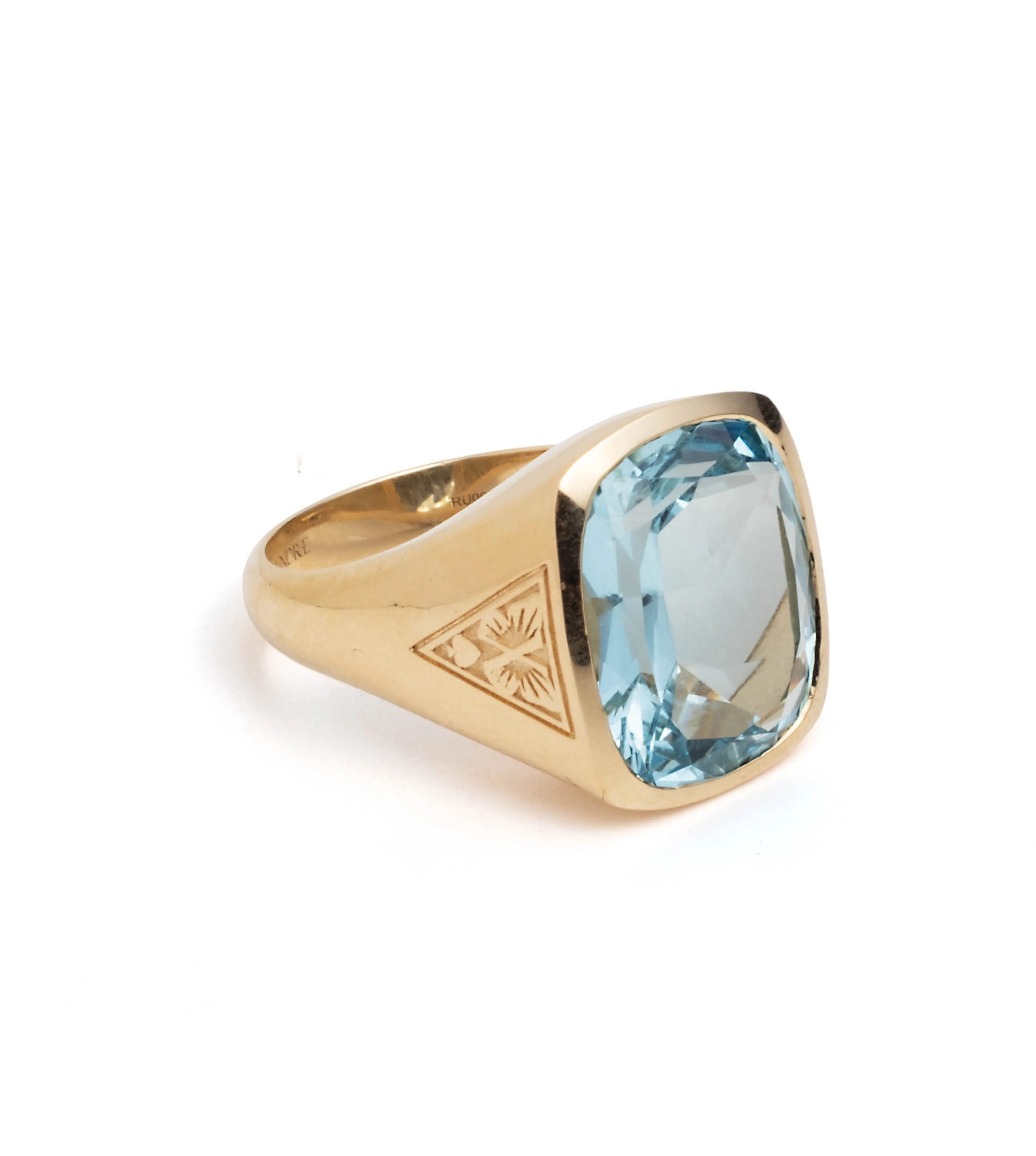 9.9ct Aquamarine - Reverie : One of A Kind Gemstone Ring