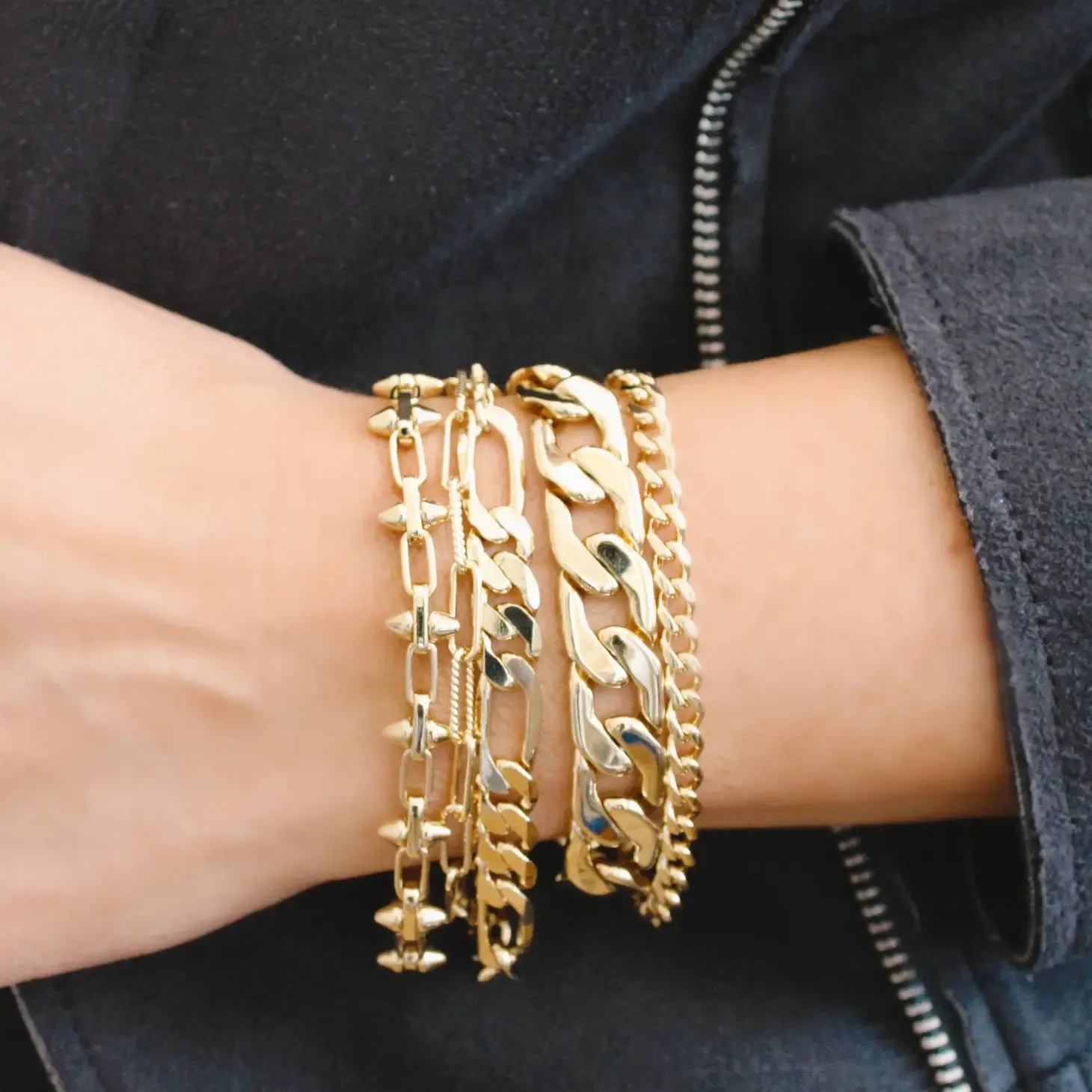 Addie Chunky Chain Bracelet | 14K Gold Filled