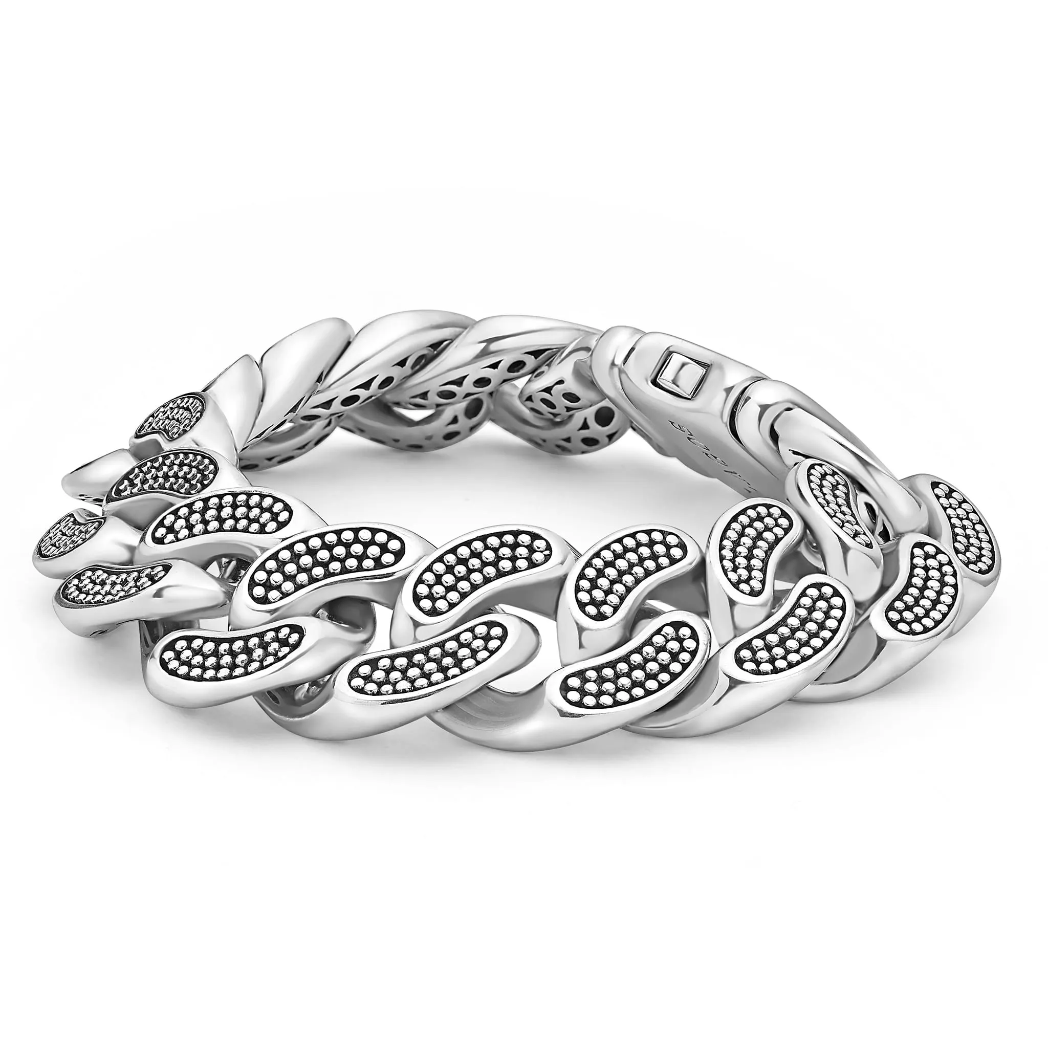 Anthem Silver Curb Link Bracelet | 19mm