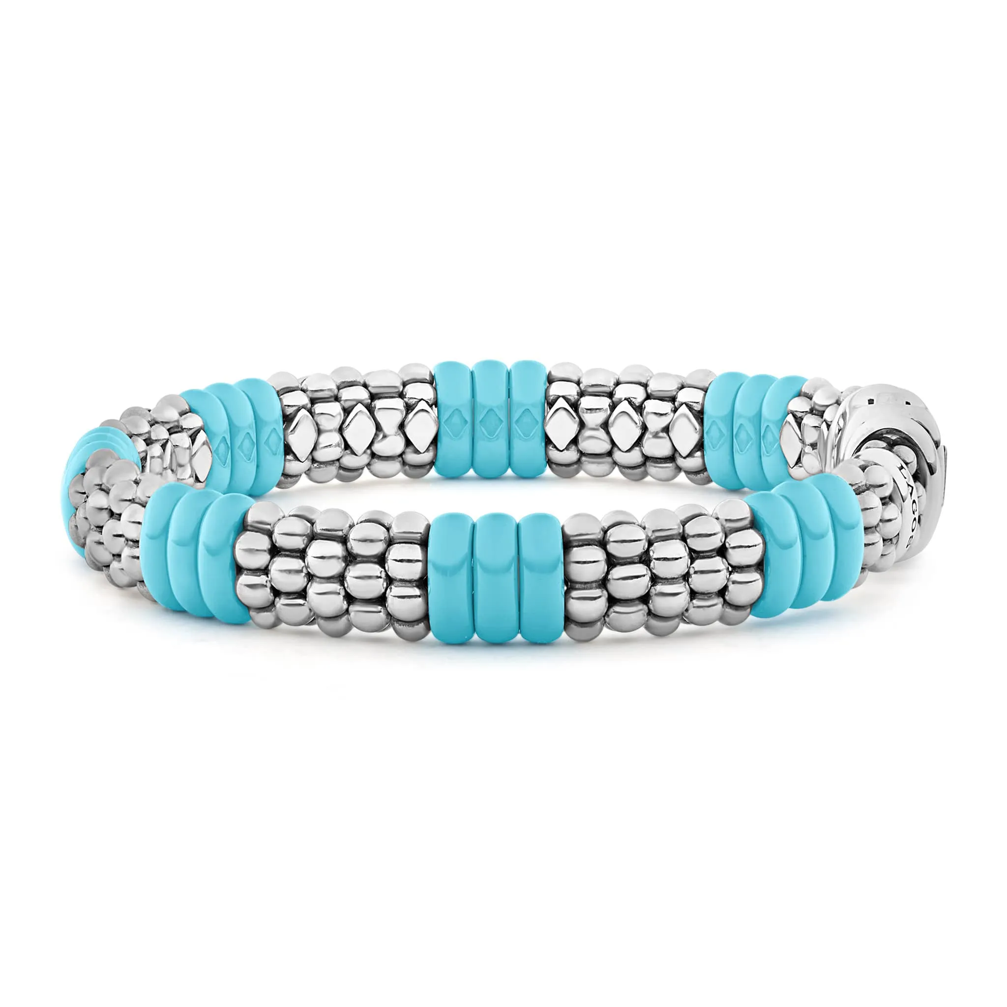 Blue Caviar Ceramic Caviar Beaded Bracelet | 9mm