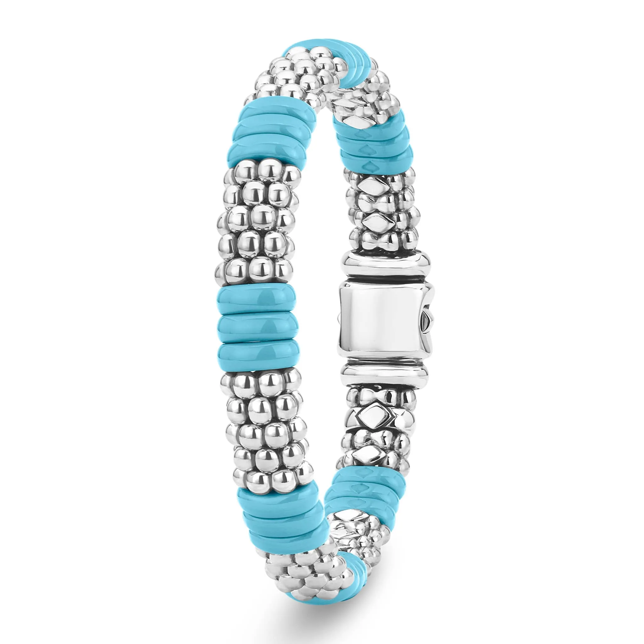 Blue Caviar Ceramic Caviar Beaded Bracelet | 9mm