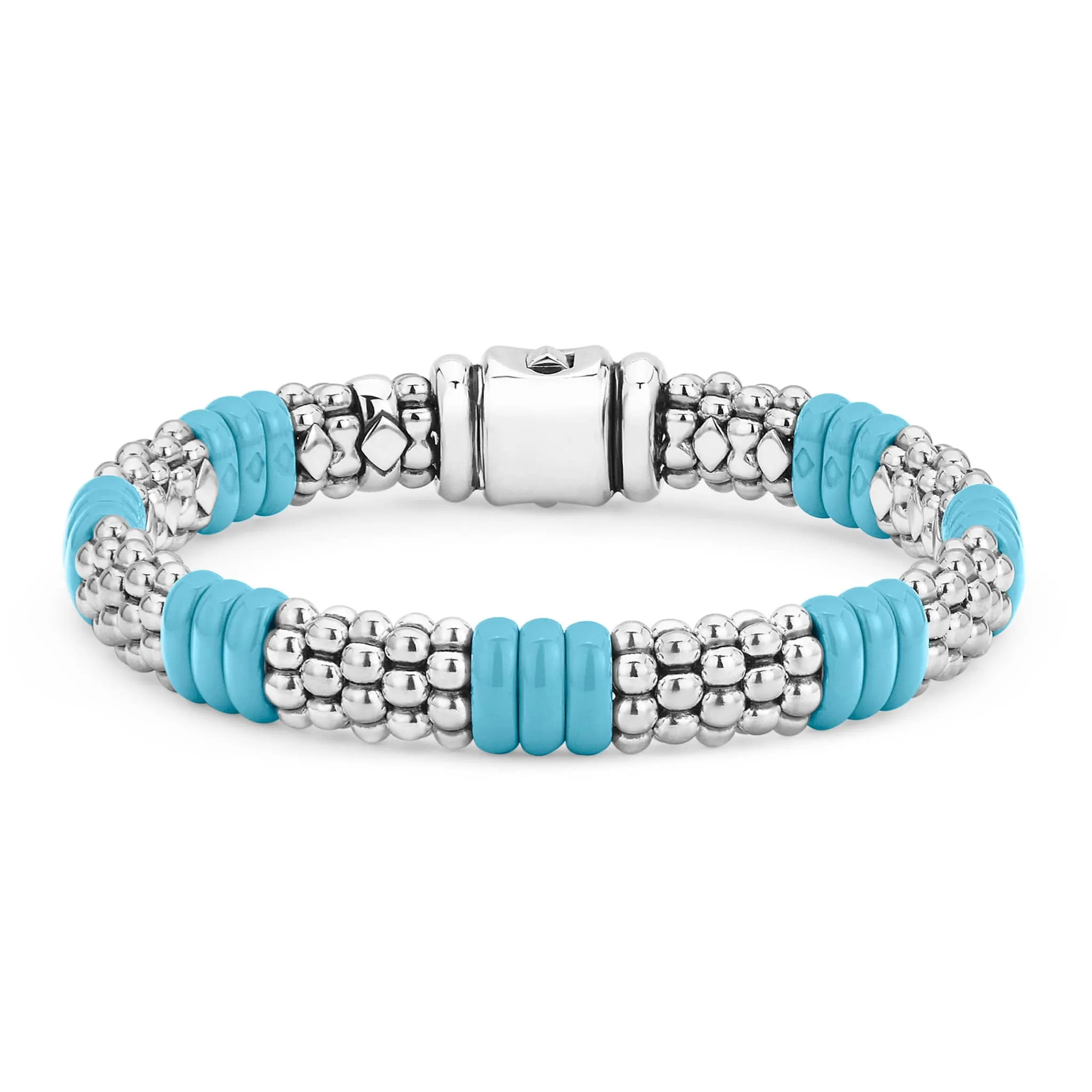 Blue Caviar Ceramic Caviar Beaded Bracelet | 9mm