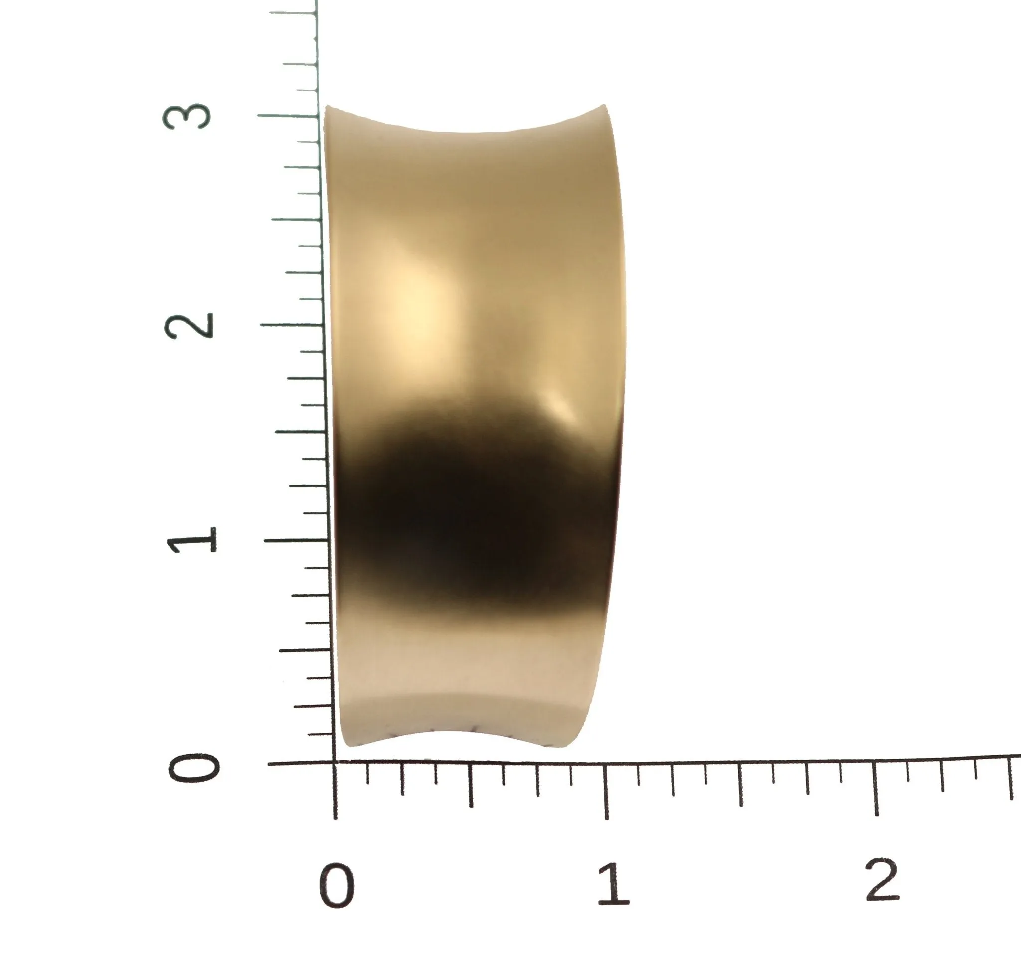 Brushed Bronze Anticlastic Cuff