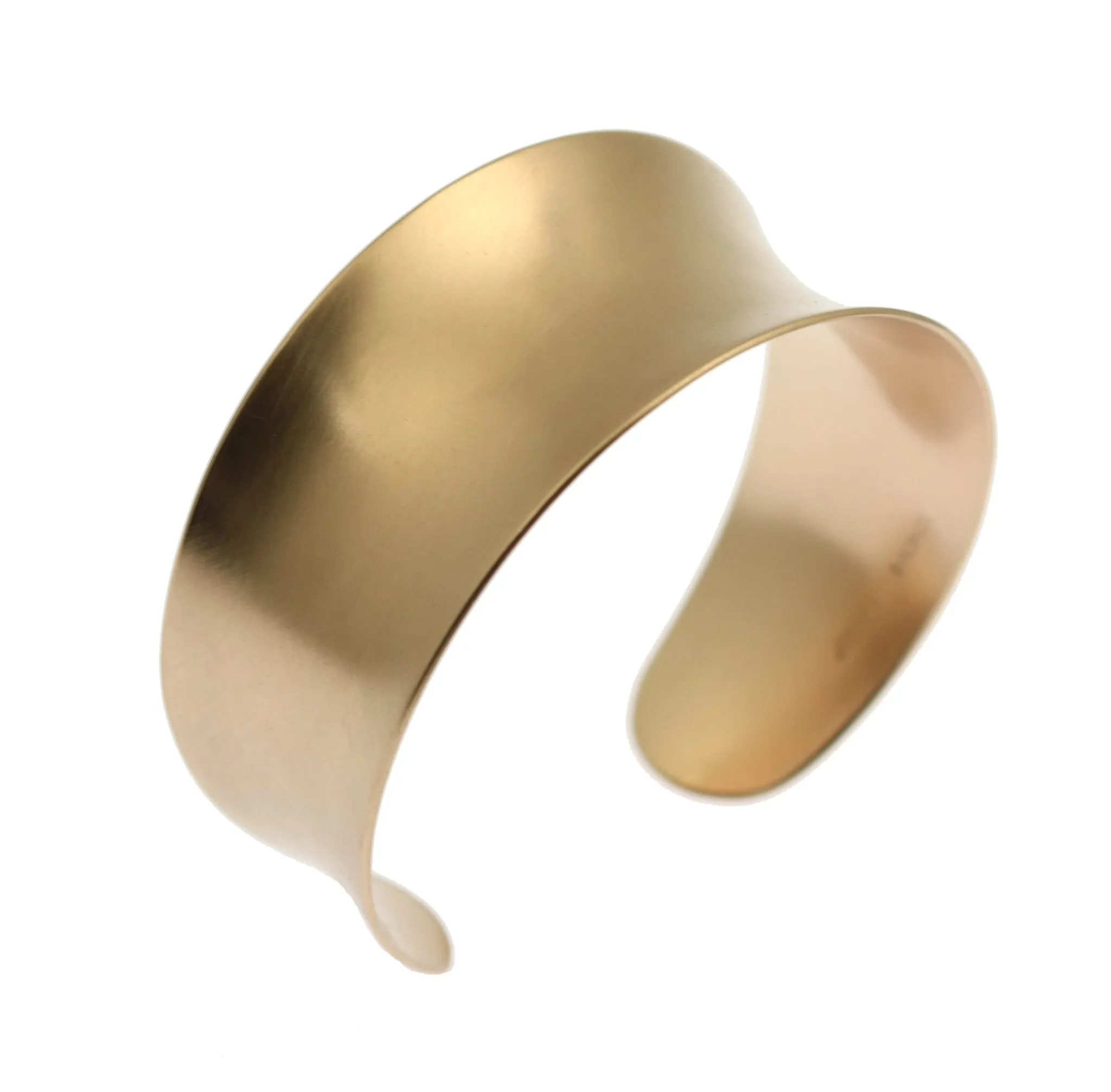 Brushed Bronze Anticlastic Cuff