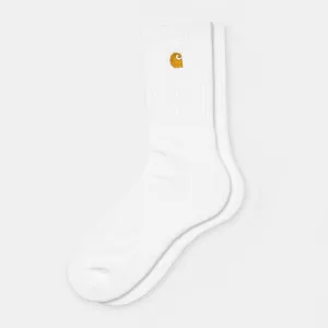 Carhartt Wip Chase Socks - White / Gold