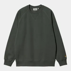 Carhartt WIP Chase Sweat - Jura / Gold