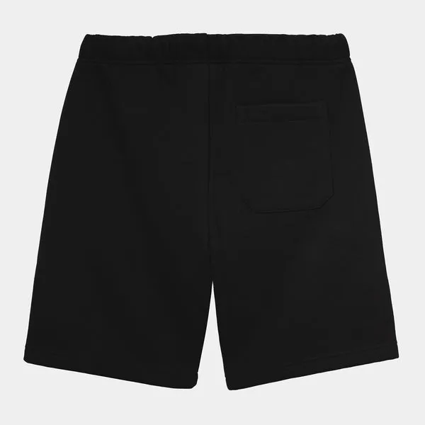 Carhartt WIP Chase Sweat Short - Black / Gold