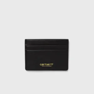 Carhartt WIP Vegas Cardholder - Black / Gold