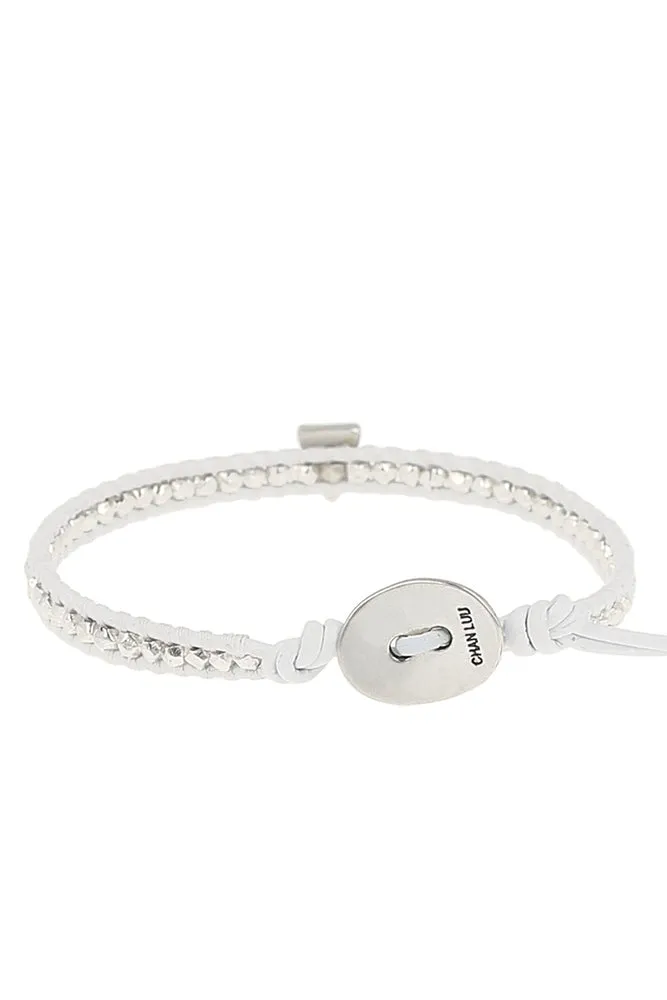 Chan Luu MOP Triangle White Wrap Bracelet