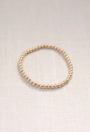 Coast and Cove - 4mm Gold Filled Ball Bracelet