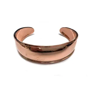 Copper Smooth Cuff Bracelet