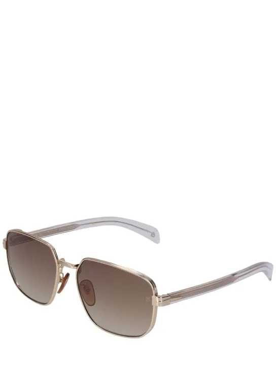 DB Eyewear by David Beckham   DB square metal sunglasses 