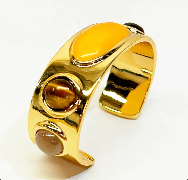 Designer style cuff bracelet