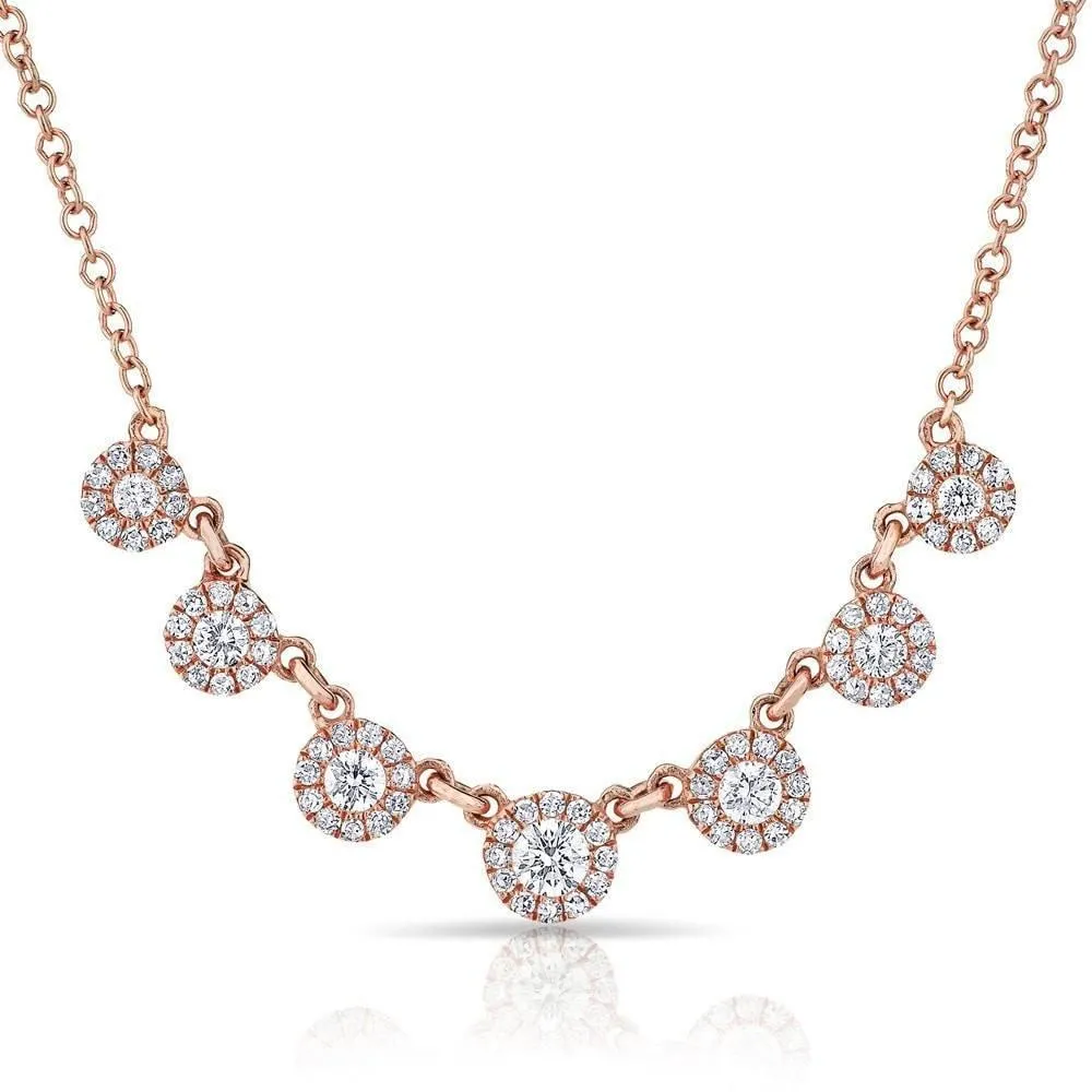 Diamond Halo Necklace