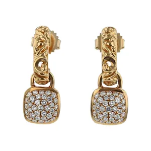 Diamond Ivy Drop Earrings