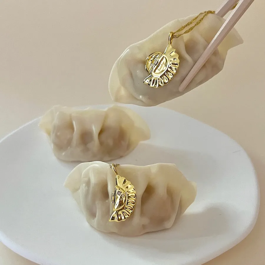 Dumpling Gold Necklace