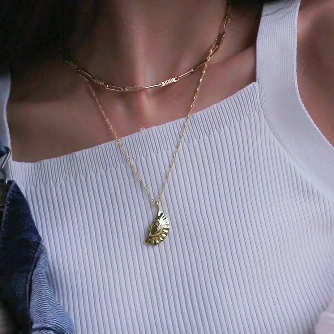 Dumpling Gold Necklace