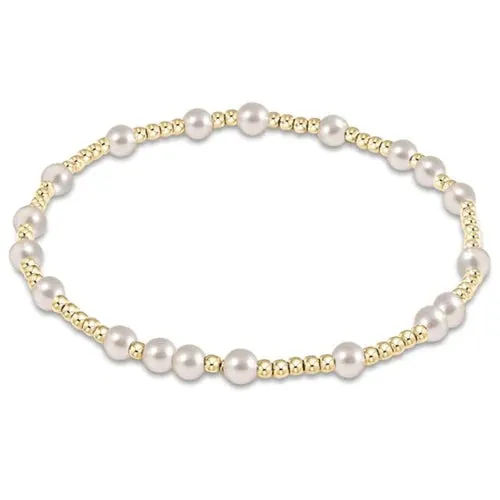 Enewton egirl hope unwritten 4mm Bead bracelet - Pearl