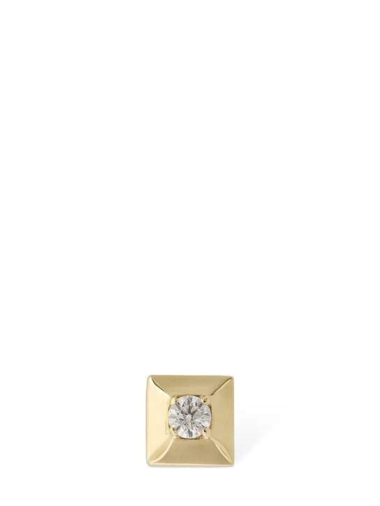 EÉRA   Mini 18kt gold stud mono earring 