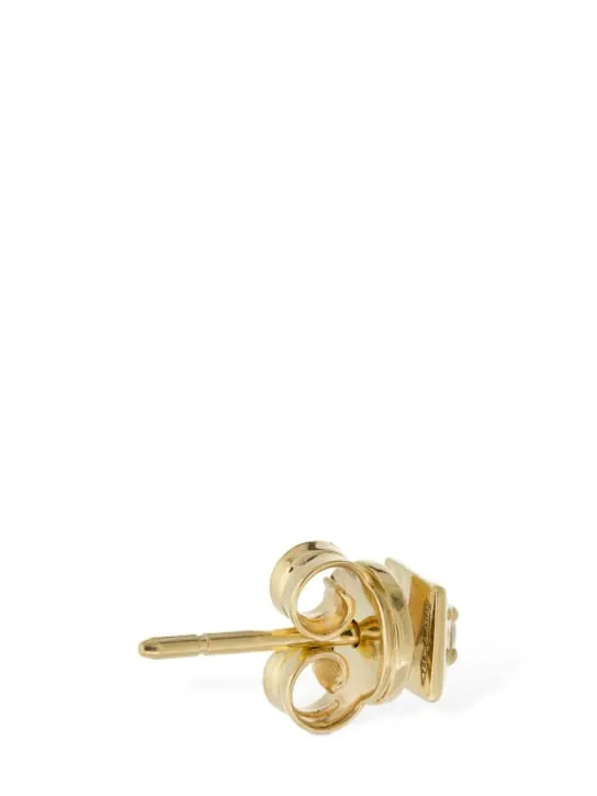 EÉRA   Mini 18kt gold stud mono earring 