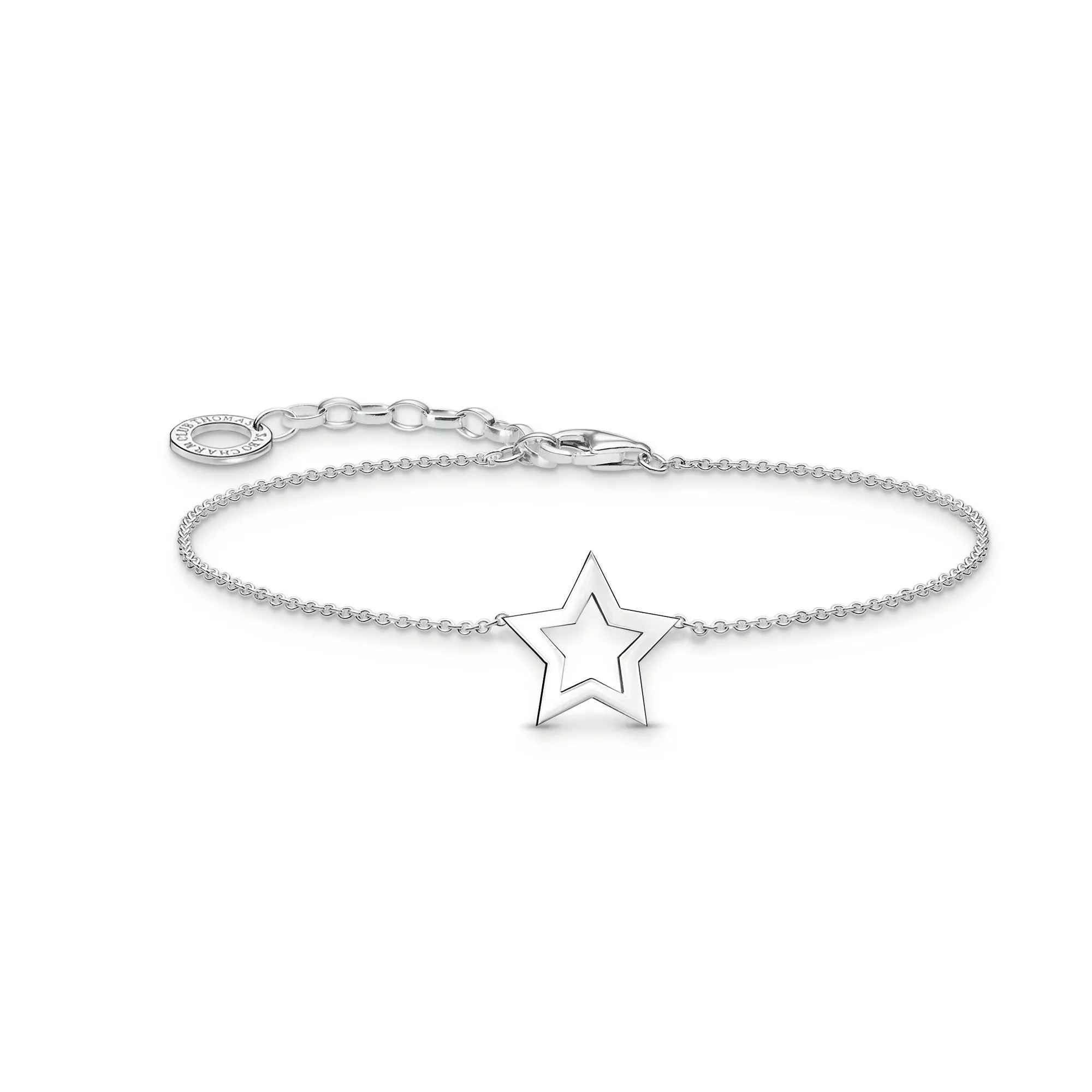 Essentials Sterling Silver Star Bracelet A2162-001-21-L19V