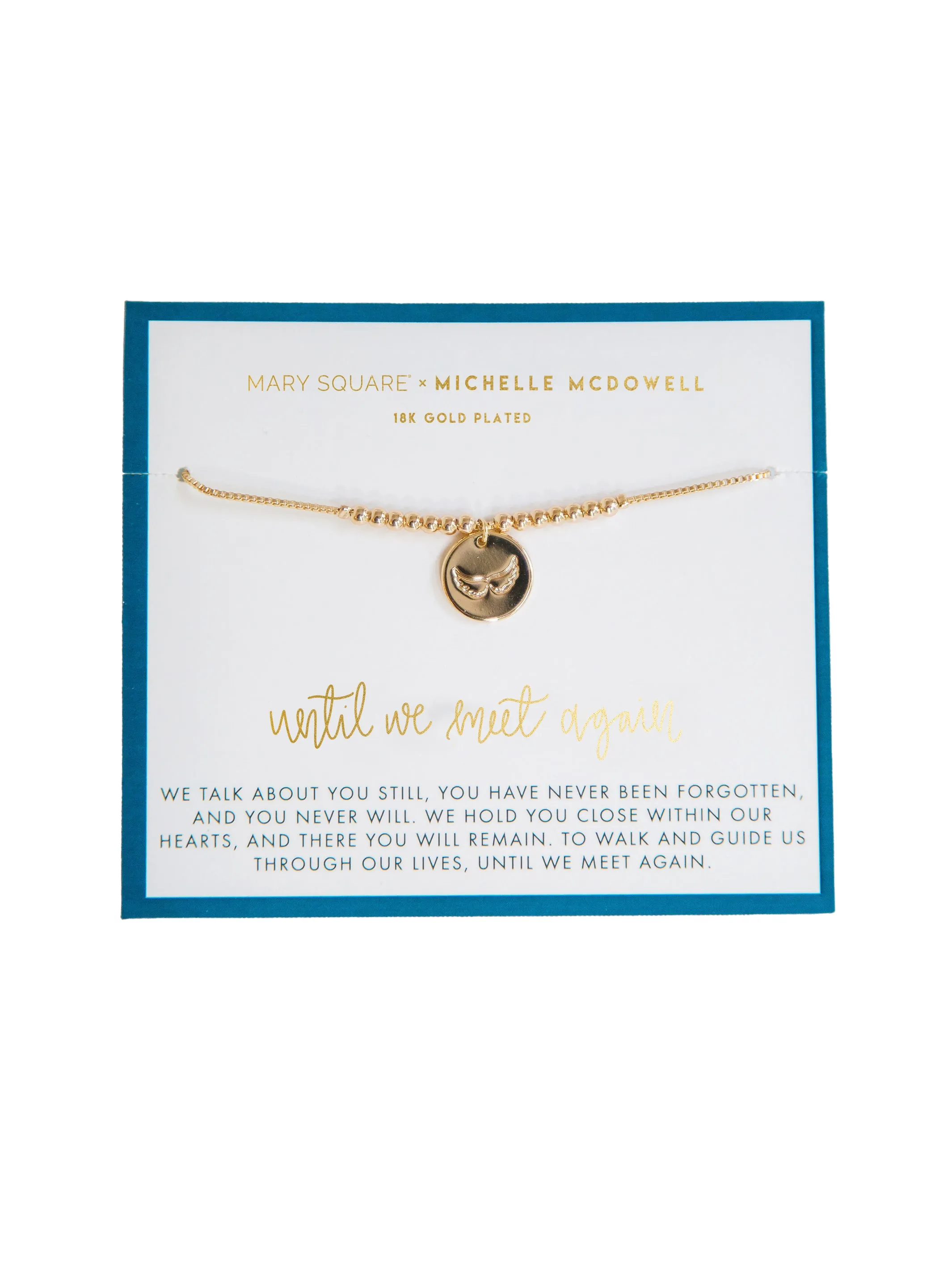 FINAL SALE - Until We Meet Again Inspirational Bracelet