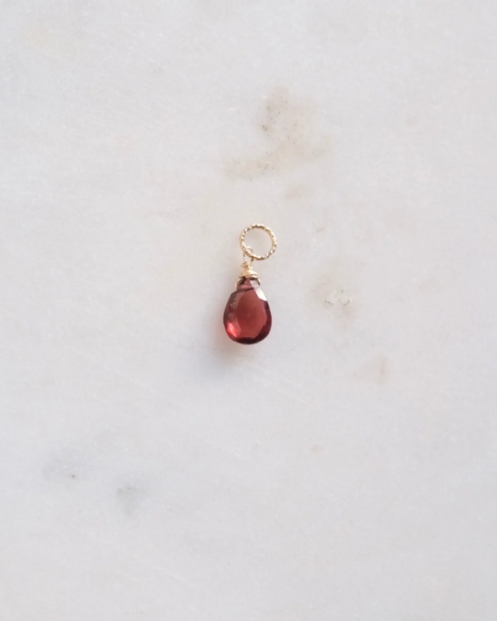 Garnet Pendant charm