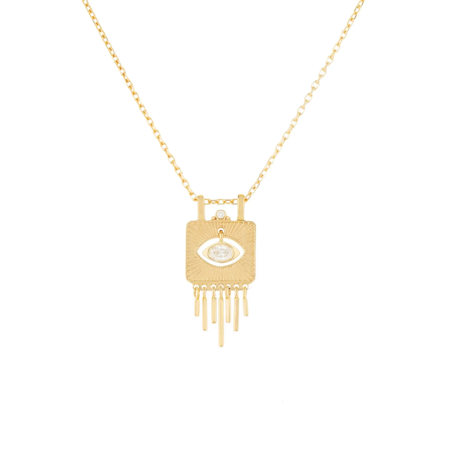 Gold Sunbeam Necklace