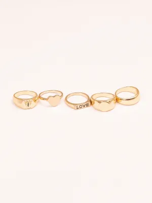 Golden Rings Set