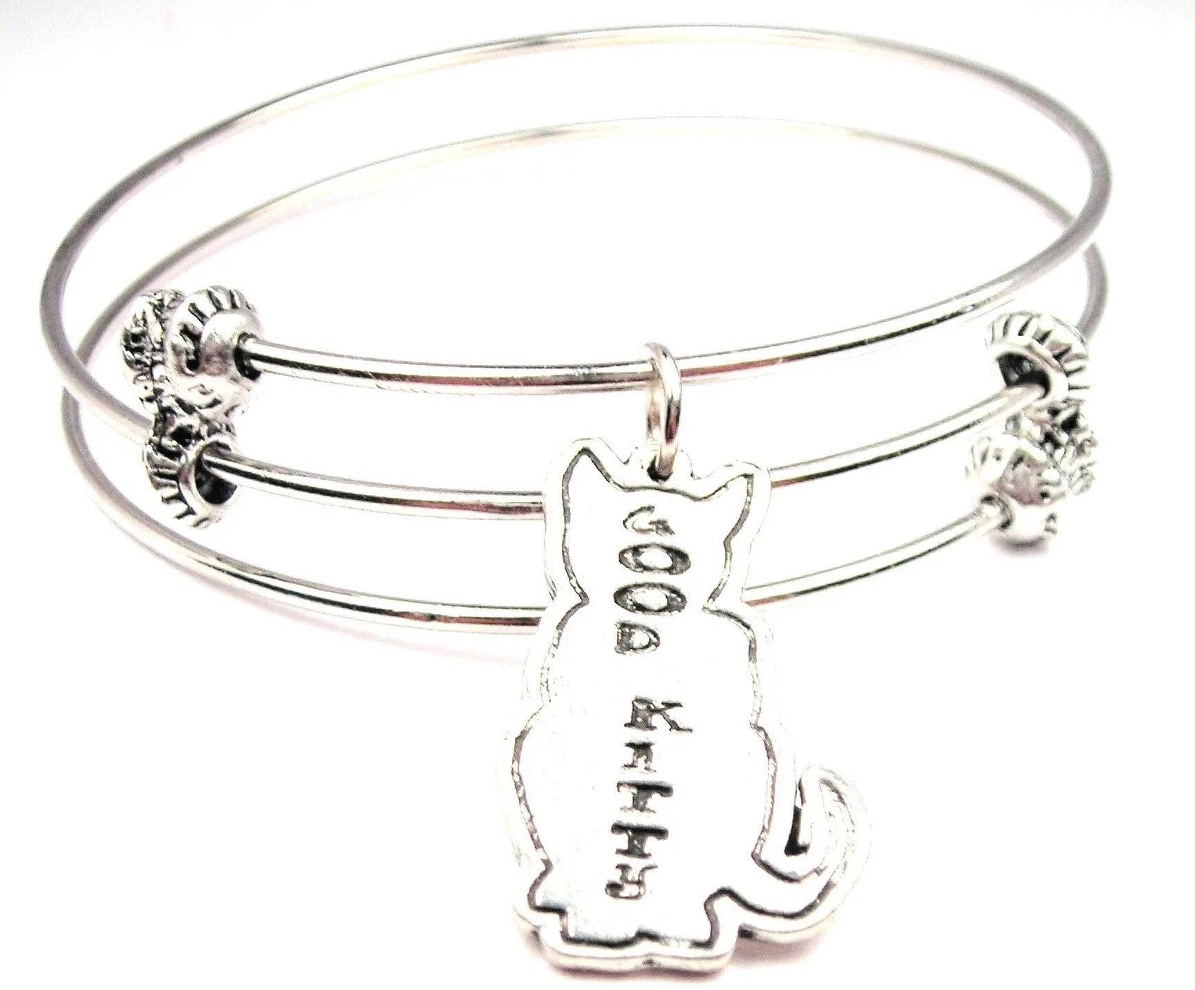 Good Kitty Triple Style Expandable Bangle Bracelet