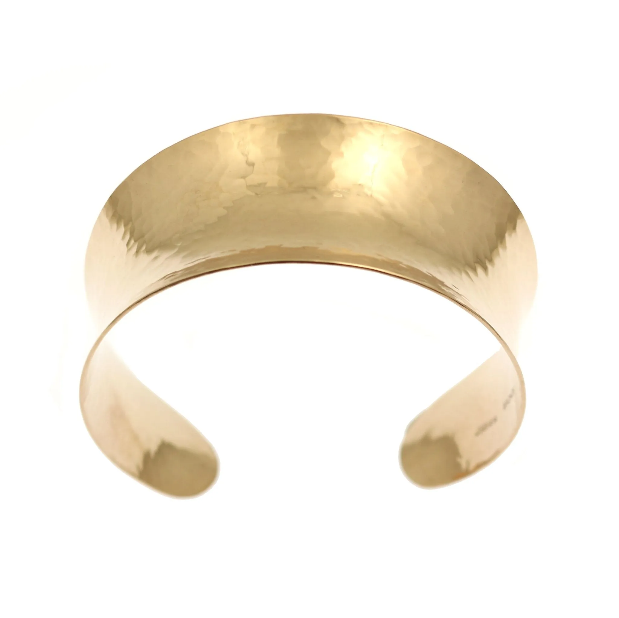 Hammered Bronze Anticlastic Cuff