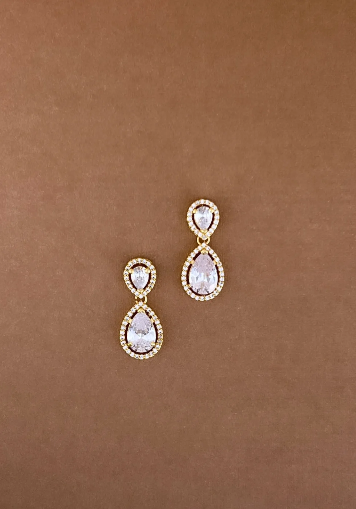 HOPE Simulated Diamond Drop Earrings