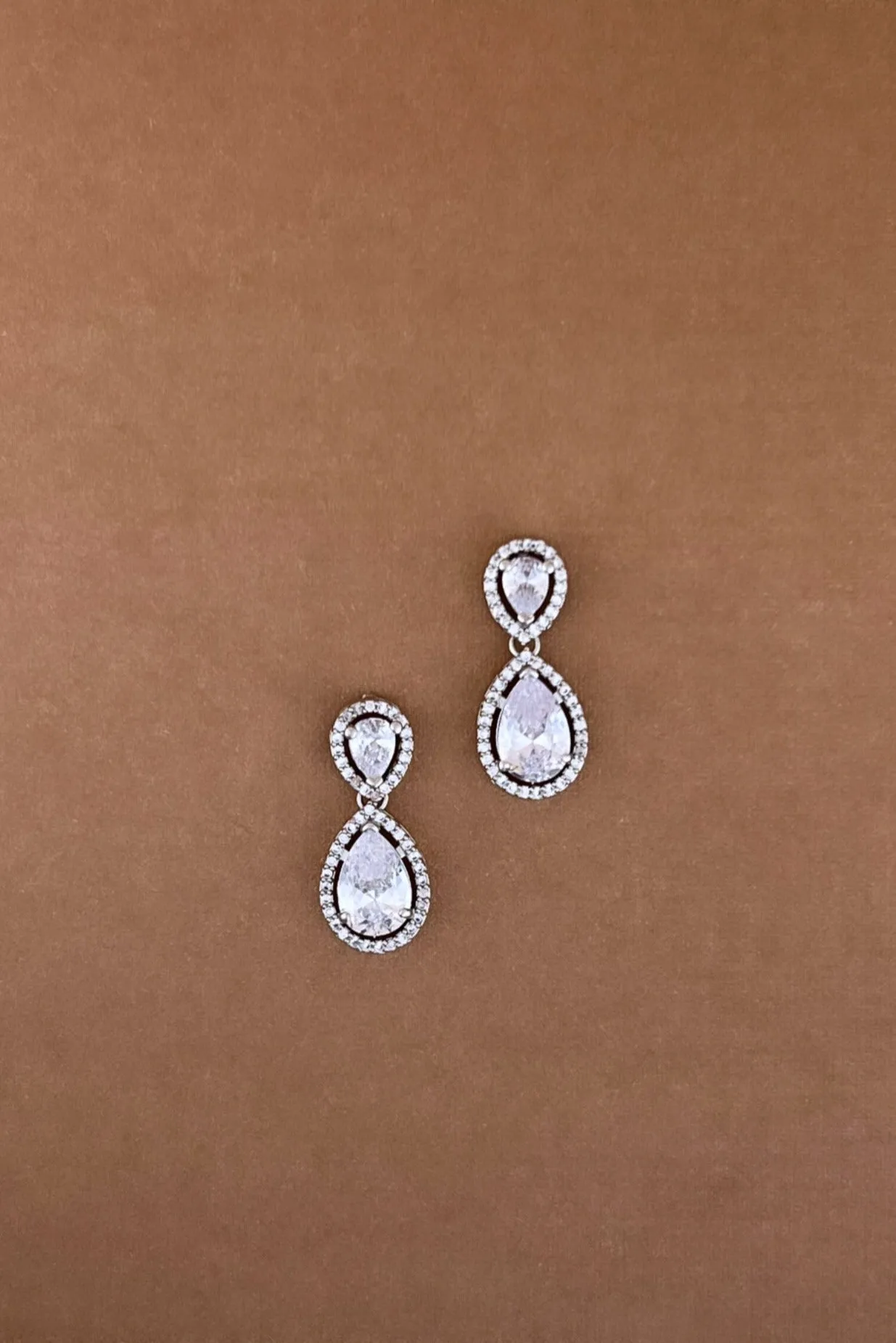 HOPE Simulated Diamond Drop Earrings