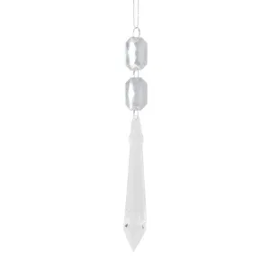 Jewel Drop Hanging Silver17cm