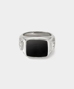 John Hardy Sterling Silver Signet Ring