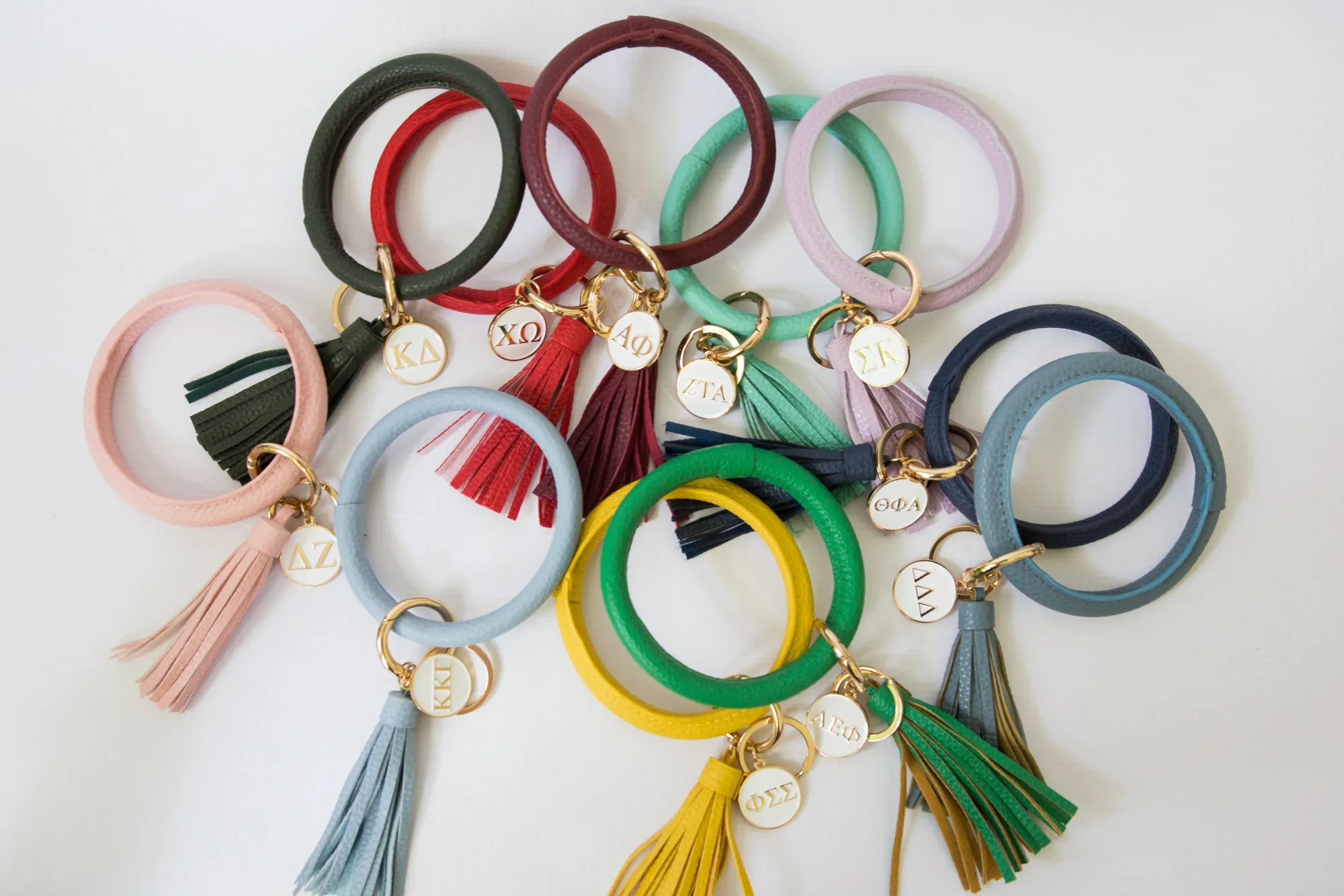 Kappa Delta Bangle Sorority Keychain