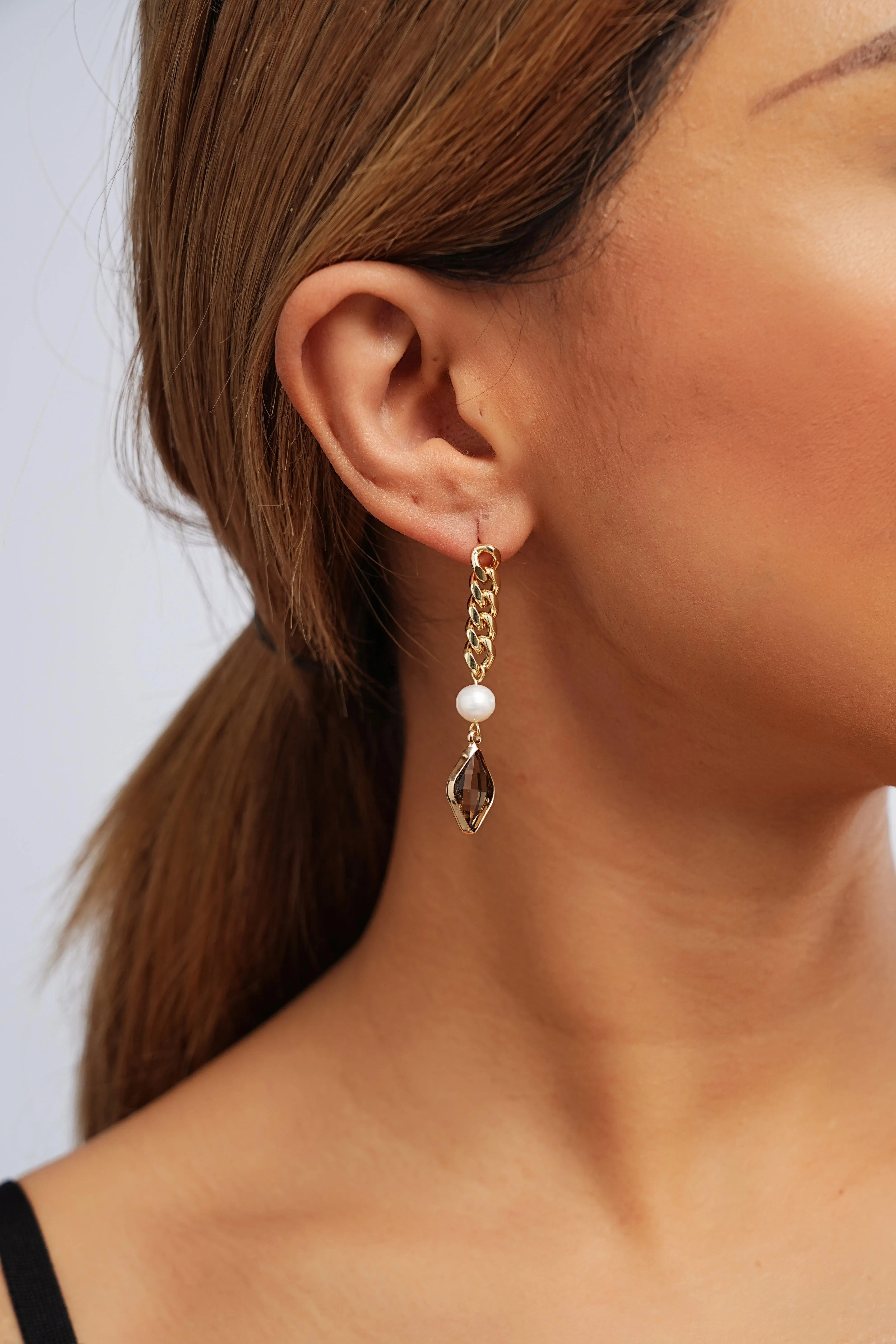 Kiana Crystal Drop Earrings