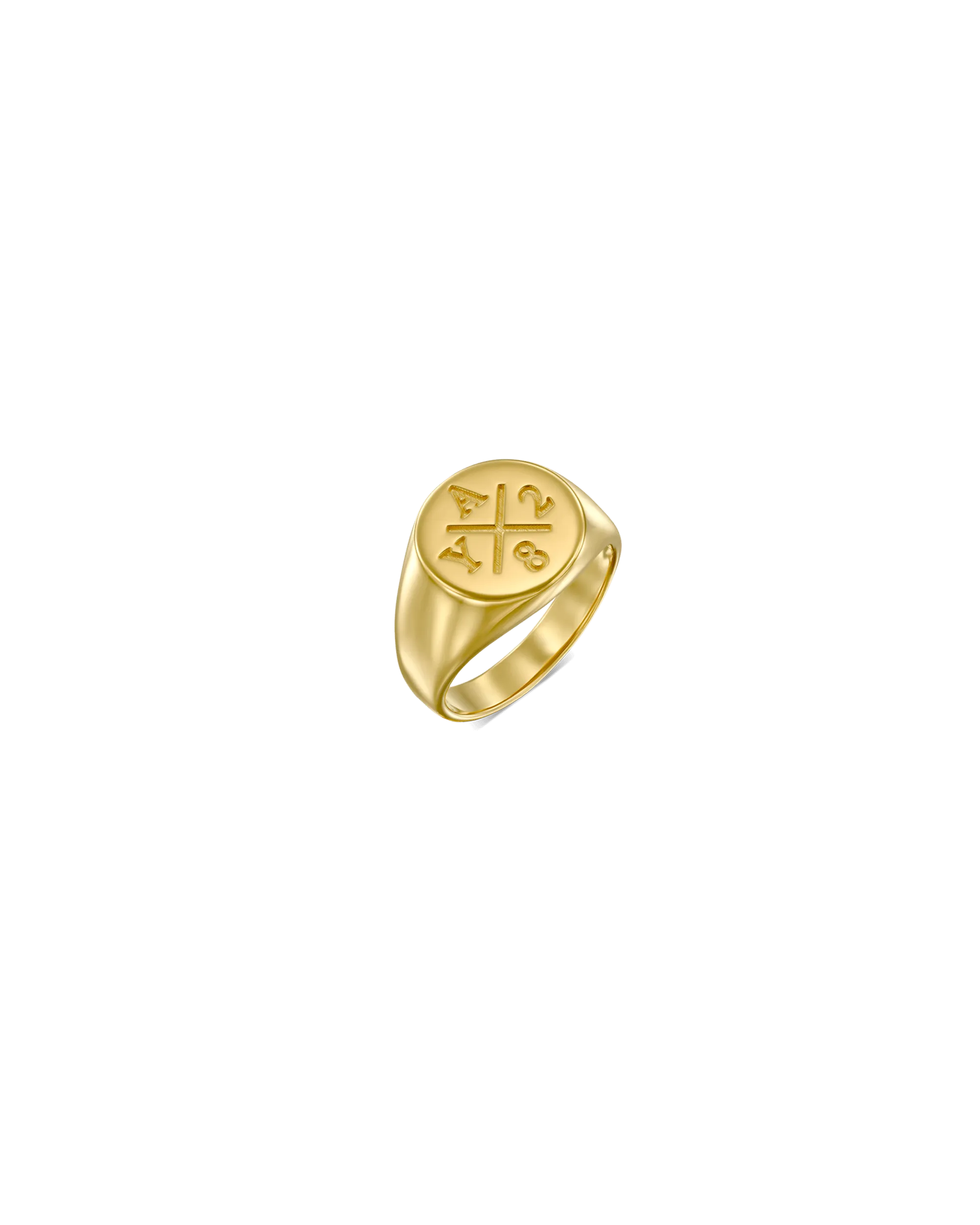 Memories Signet Ring - 18K Gold Vermeil