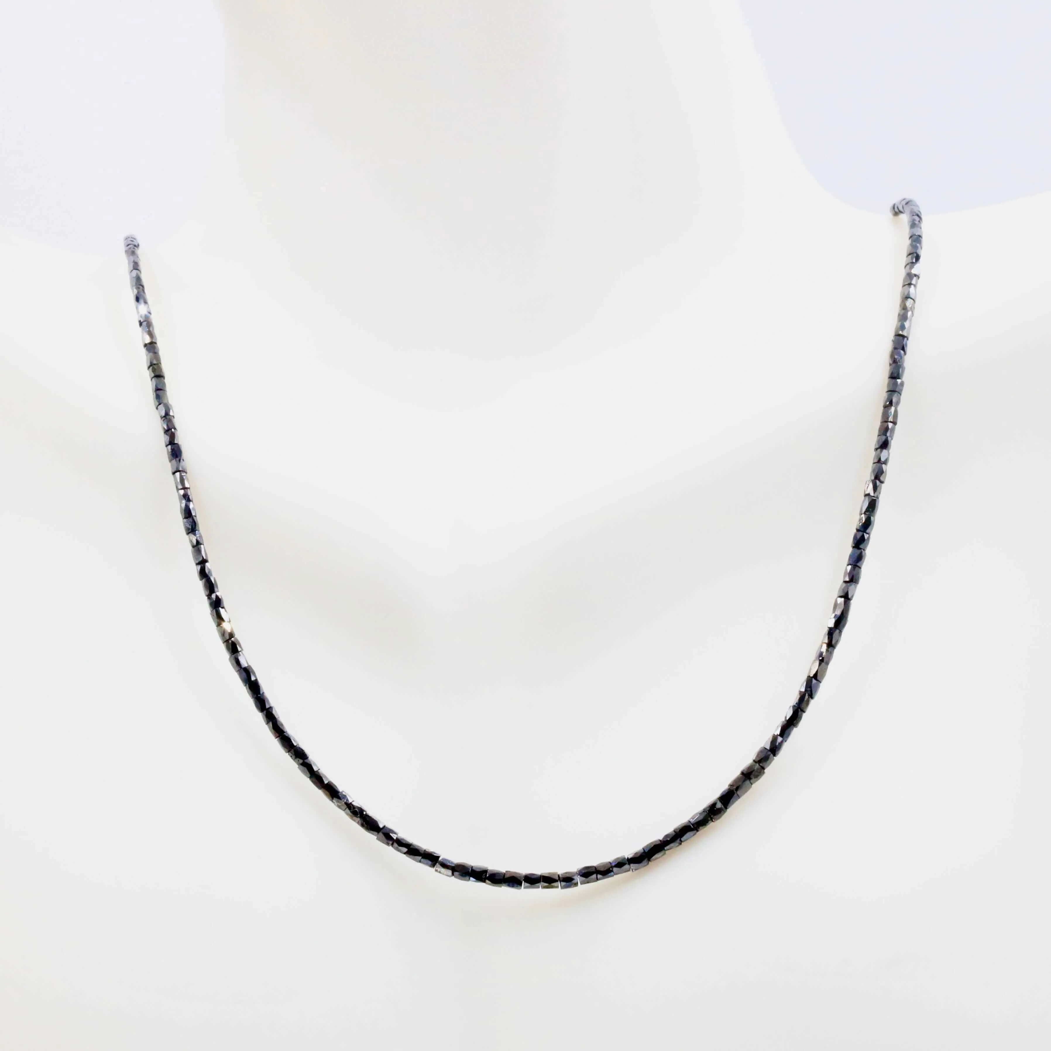 Natural Black Diamond Beads Black Diamond Beads Faceted Cylinder Diamond Beads Beaded Diamond Unfinished Necklace Faceted Diamond Beads SKU: 6143061