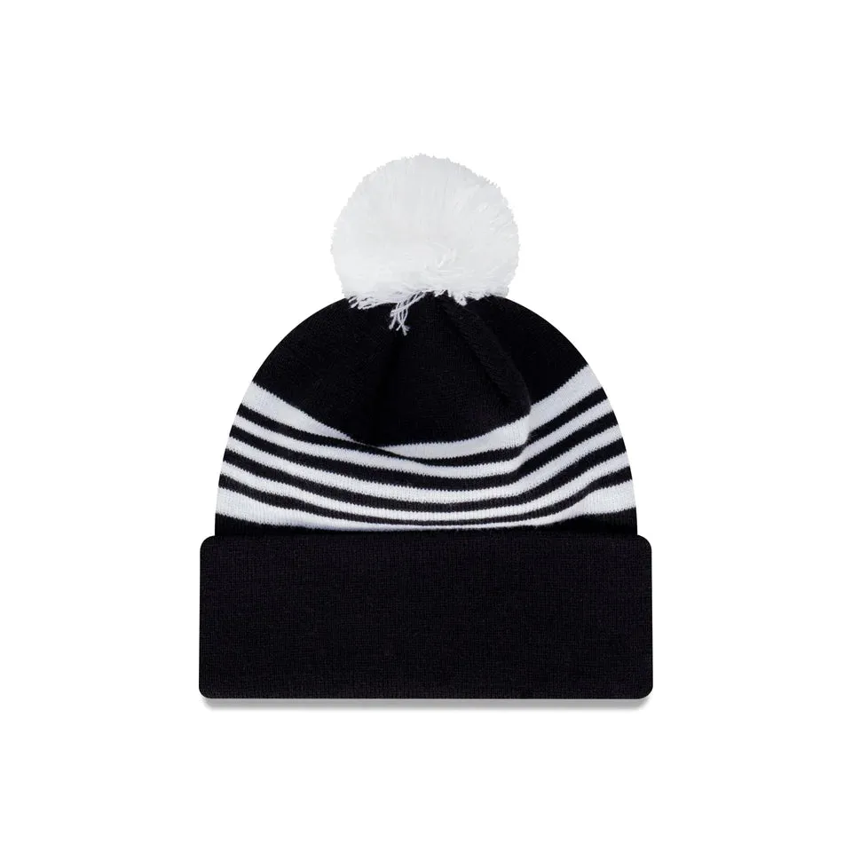 New Era Carlton Blues Retro Beanie With Pom