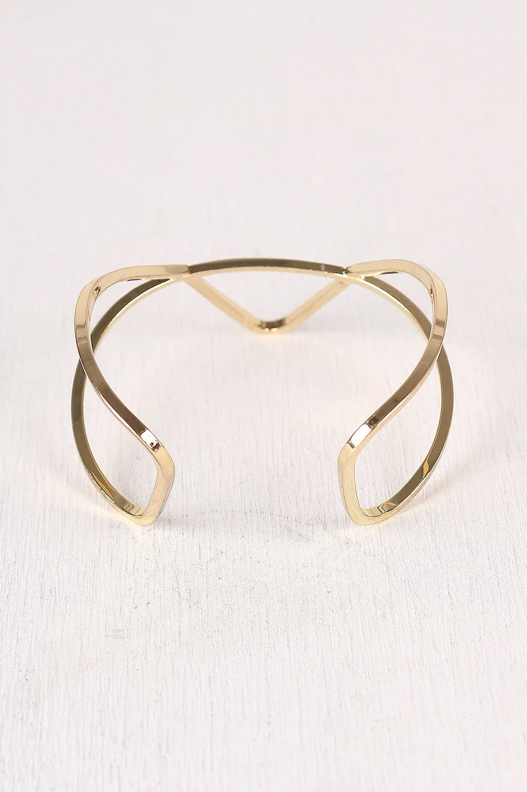 Open Wire Abstract Cuff