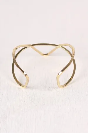 Open Wire Abstract Cuff