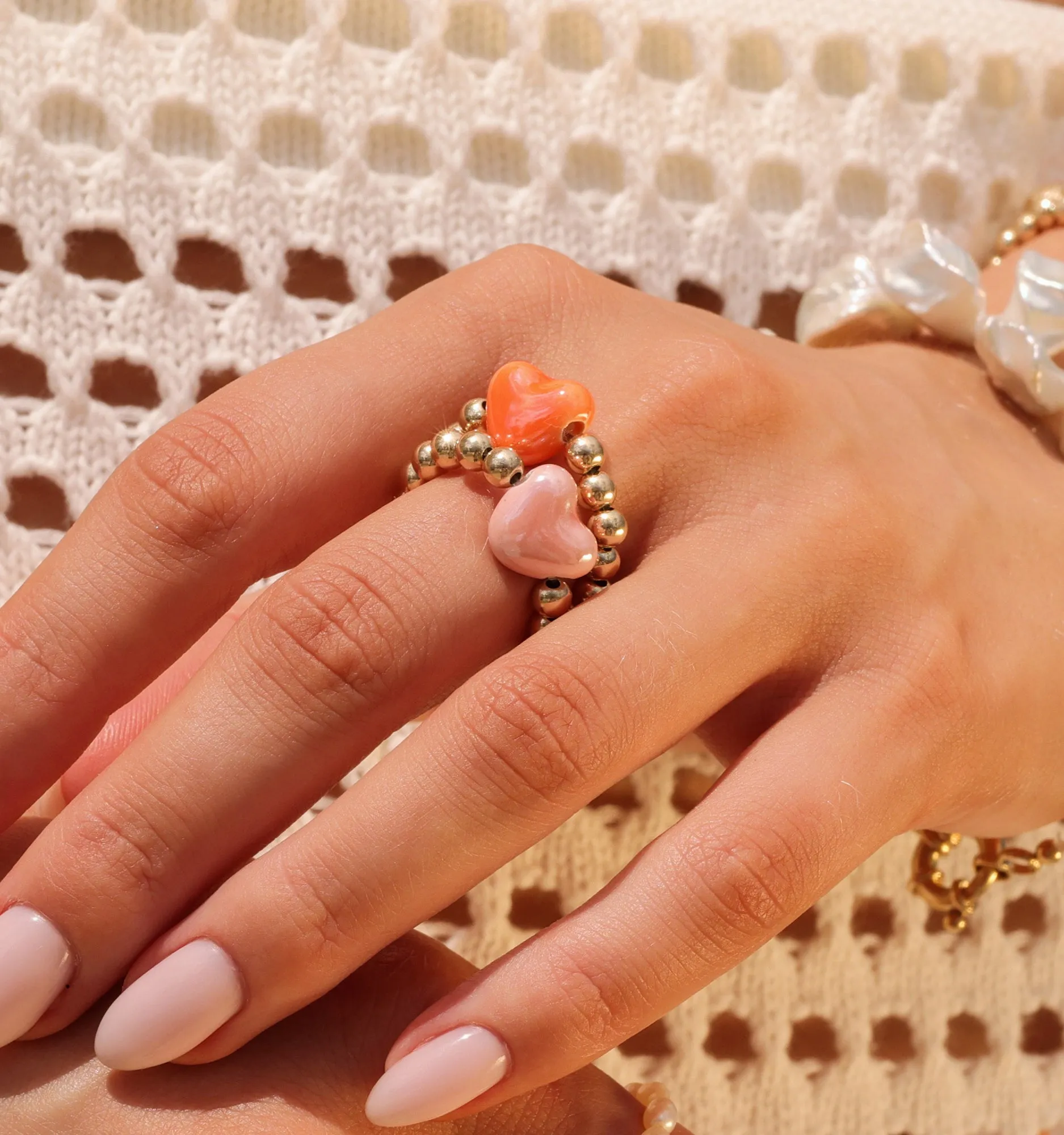 Orange Sweetheart Ring